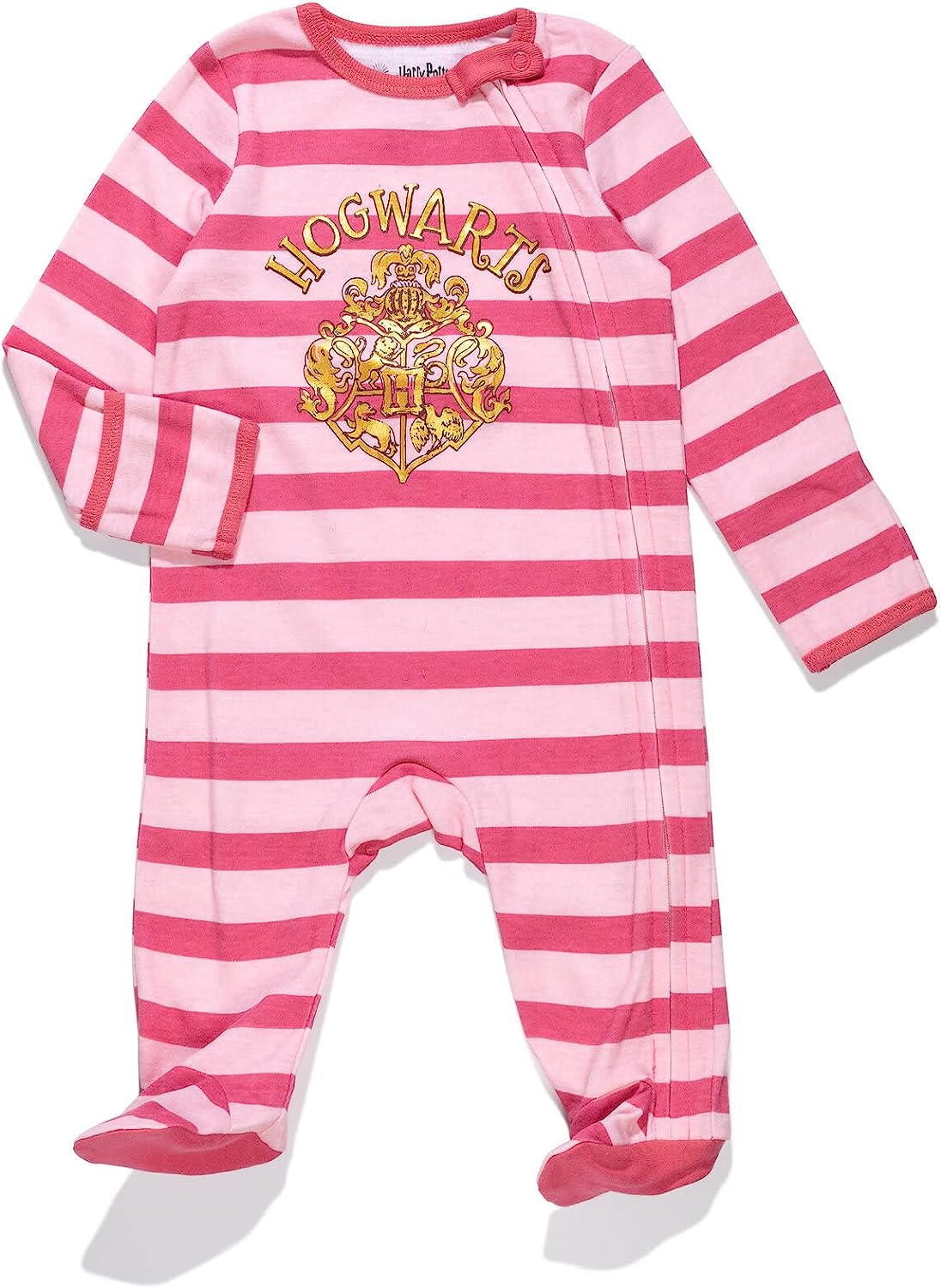 Harry Potter Baby Zip Up Sleep N' Play Coverall Bib Blanket and Burp Cloth 4 Piece Outfit Set Newborn - Image 3